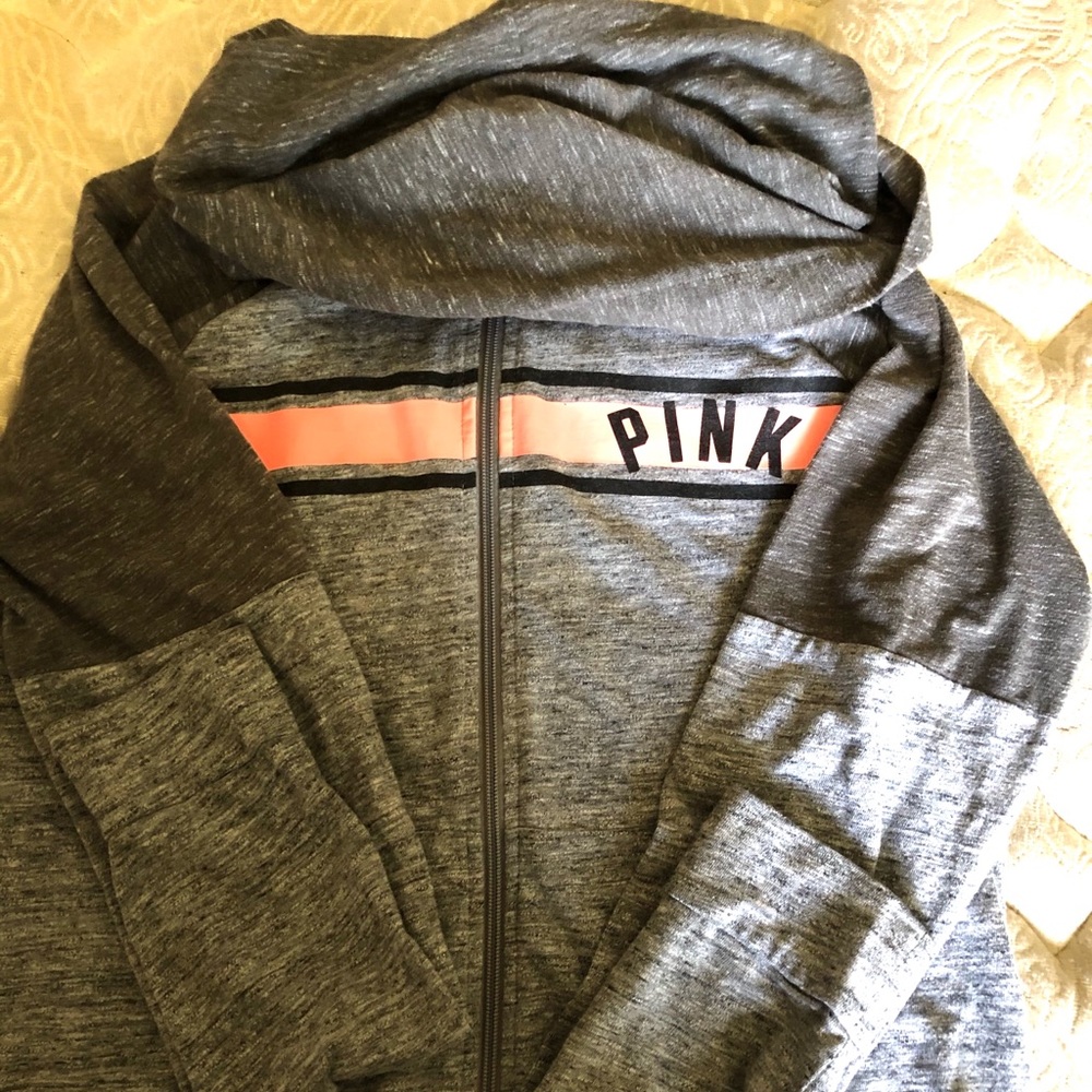PINK zip-up hoodie